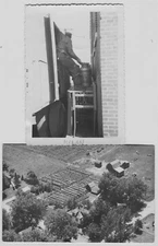 Milan Wisconsin real photo postcard RPPC Alfred Schmidt's Farm & Creamery photo