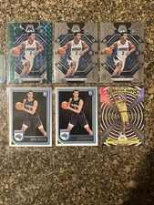 2022-23 Mosaic Green Prizm #246 Caleb Houston & (5) Caleb Houston Rookie Cards