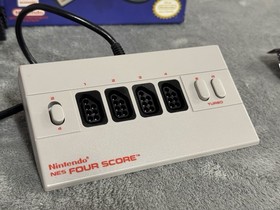 Nintendo NES Four Score Module, Original Box, and Manual