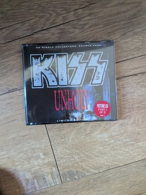 KISS UNHOLY RARE LTD ED CD EP PIC DISC PT 1  UK vintage original Import