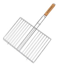 Griglia Doppia per Barbecue Fornacella Brace per Alimenti Campingaz 40x29 Rettan