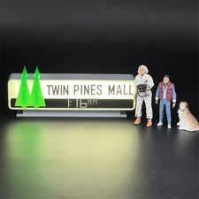 Classic 17CM Back to the Future The Sign of the Parking TWIN PINES MALL Model