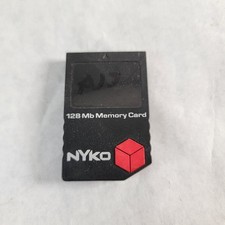 Nyko Nintendo Red GameCube Memory Card 128mb 2043 Blocks 81550-H08 0504