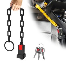 Steering Wheel Lock Anti-Theft Device, Seat Belt Lock, Anti Theft Car Device ...