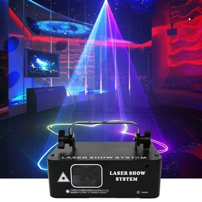 500mw RGB Laser Licht DJ Projektor Disco Party Bühnenbeleuchtung DMX Lichteffehm