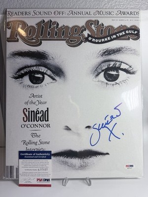 Sinead O' Connor Signed 11x14 photo Nothing Compares To You PSA / DNA RACC