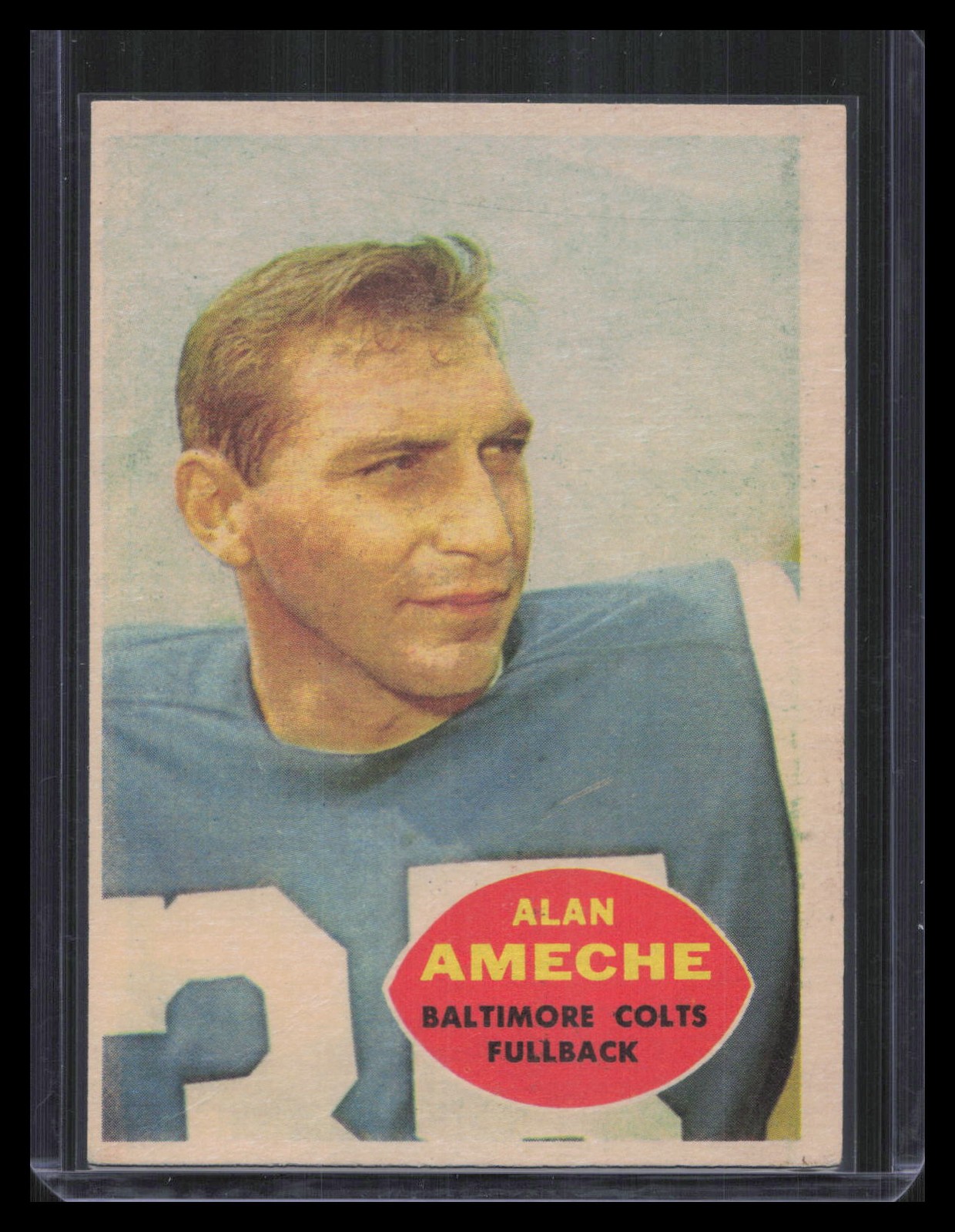 1960 Topps #2 Alan Ameche VG
