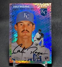 Cole Ragans Logofractor Refractor /499 RC 2023 Topps Chrome Platinum #170 Royals