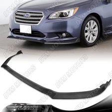 For 15-17 Subaru Legacy STi-Style Matt Black Front Bumper Lip Splitter Spoiler