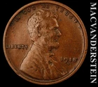 1918-D Lincoln Wheat Cent - Scarce  Extra Fine  Semi-key  Better Date  #L4465