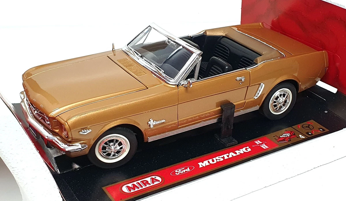 Mira Ford Mustang cabriolet ouvert rouge 1966 1/18