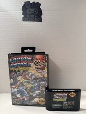 Captain America and the Avengers Game for Sega Genesis Box and Cartridge TESTED