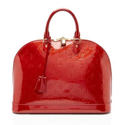 Louis Vuitton Monogram Vernis Alma GM Satchel