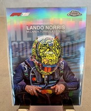 2025 Topps Chrome F1 Lando Norris Helmet Collection #HC-4