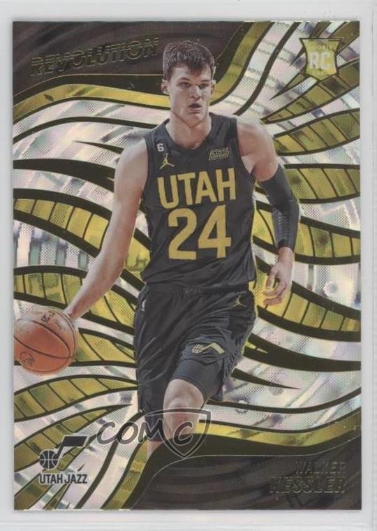 2022-23 Panini Revolution Rookies Fractal Walker Kessler #137 Rookie RC