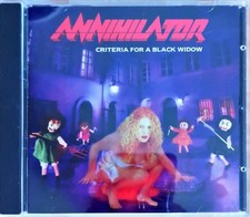 Annihilator - Criteria for a Black Widow cd