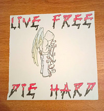 Tattoo Flash Art Sheets 3 Hand Drawn Designs Live Free Die Hard Tribal Cross
