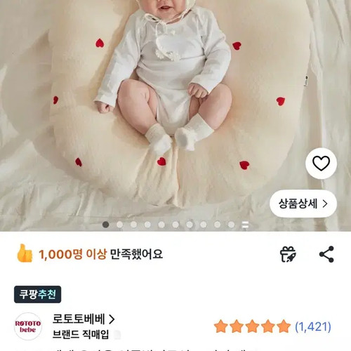 Rototo Bebé Reflux Prevention Cushion Official