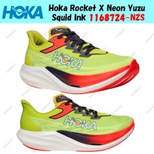Hoka Rocket X Neon Yuzu Squid Ink 1168724-NZS Men's Size