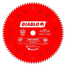 Diablo D1280X 12 in. x 80 Tooth Hi-ATB Fine Finish Carbide Saw Blade