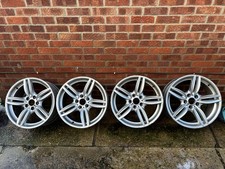 Set Genuine BMW 5 Series F10 F11 F12 19" Alloy Wheels 351 Rims 7842652/7842653