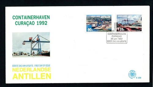 D473723 Netherlands Antilles FDC Curacao Harbour Europa CEPT 239