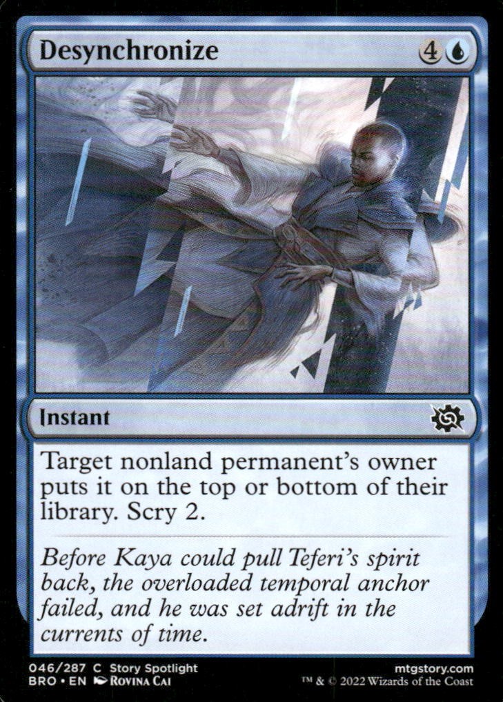 Desynchronize 46 Common The Brothers' War Magic: The Gathering Near Mint