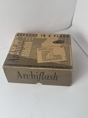 Archiflash 6th Edition Architecture Flashcards ARE Study System NALSA Boxed