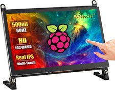 7 Inch Touchscreen Monitor for Raspberry Pi HDMI IPS 1024 x 600 Mini LCD Disp...