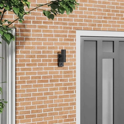 Luz de pared exterior Acero inoxidable y vidrio Aplique moderno Jardín vidaXL vi - Imagen 1 de 4