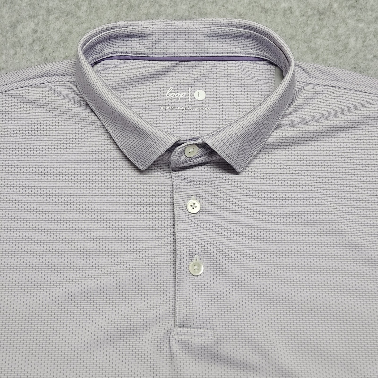 Loop Active Polo Golf  Performance Shirt Mens Lar… - image 3