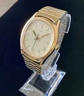 Vintage Timex Sprite Gold Tone Men’s Watch | Original Bracelet | Running