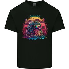 Camiseta de algodón ligero A Retro Hedgehog para hombre