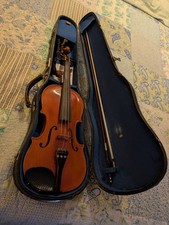 Antique 1890's copy of a Fran ois Salzard Violin, case,bow . Working condition.