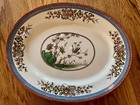 Antique Stadfordshire Bates & Walker 16+ Inch Platter In The Bamboo Pattern #1 — photo 1
