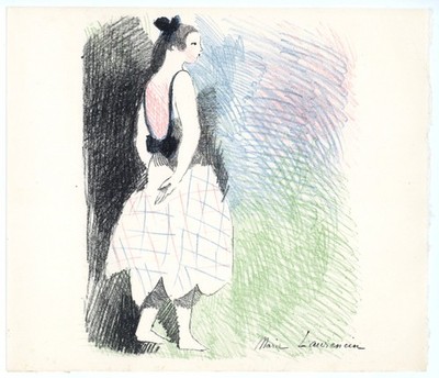 版画 Marie Laurencin lithograph XX/L Marie Laurencin original lithograph printed in 1930 b | eBay