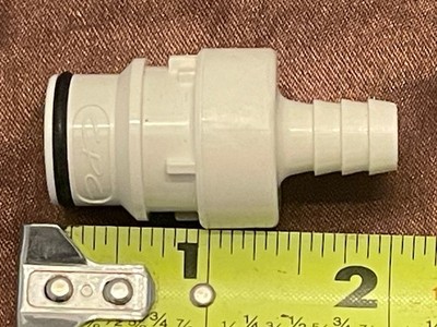 High-Flow Quick Disconnects 3/8 Barb In-Line Coupling Insert Straight Thru