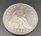 1 Ounce Silver Bullion Round 1854 Seated Liberty Design 1 Oz .999 Fine New Proof