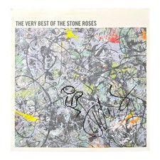 IAN BROWN & JOHN SQUIRE SIGNED BEST OF THE STONE ROSES VINYL (ACG CERT AG17953)