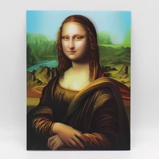Mona Lisa 3D Lenticular Poster 12 x 16 Inches Print