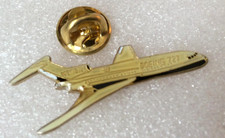 pin's vintage  aviation fly  Boeing 727  Doré TTBE
