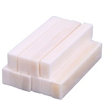 10Pack Acoustic Bass Classic Guitar Ukulele Bridge Saddles 52*10*6mm Bone Nuts