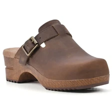 Women's Comfortable Behold Leather Clog