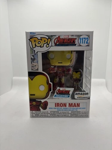 Funko Pop!&Pin: The Avengers:IronMan with Pin Amazon Exclusive#1172