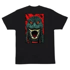 Santa Cruz X Godzilla DESTROYER Skateboard T Shirt BLACK