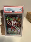 2024 Panini Select Jayden Daniels Black & Green Shock Prizm Rookie PSA 9 #112
