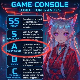 Nintendo 3DS LL XL Console Region Free English Menu 64GB SD Charger Very Good