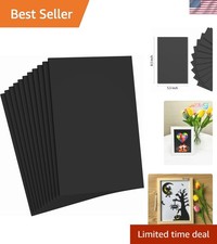 Soft Black EVA Foam Sheets 10-Pack, 8.5x5.5 Inch for Scrapbooking  Art Projects