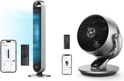 Tower Fan 42 Inch Pilot Max, 2023 Upgraded Smart Fans for Home Works with Alexa/