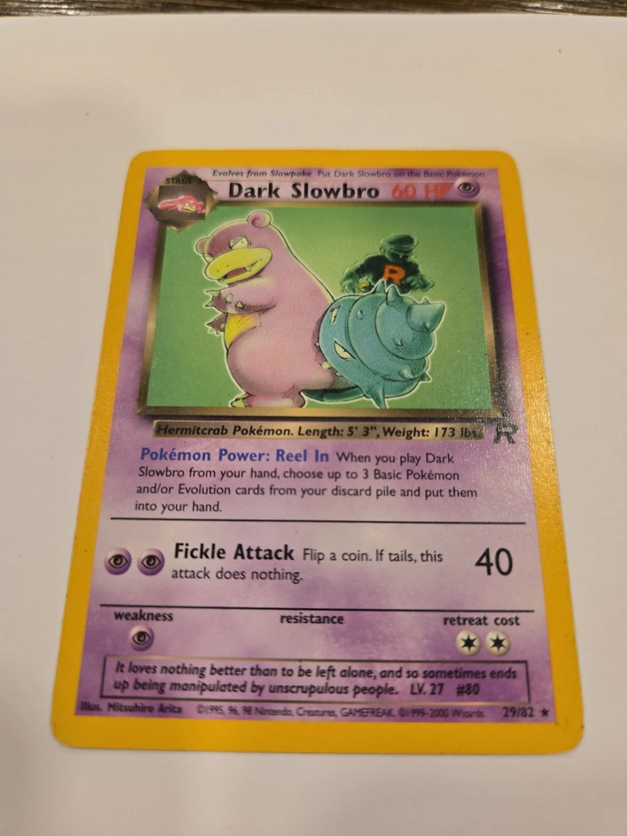 Dark Slowbro Pokémon TCG Cards for sale | eBay
